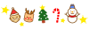 Xmasのライン　透過png