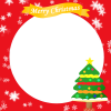 クリスマスのフレーム　透過png