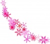 雪の結晶ライン。ピンク【JPG】