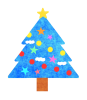 クリスマスツリー②　透過png