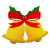 クリスマスのベル　透過png