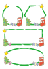 飾り枠・クリスマスA