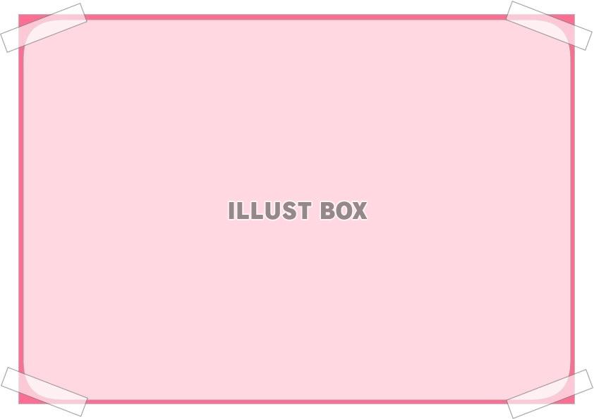 無料イラスト 貼り紙風イラストフレーム2 Jpeg画像