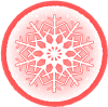 雪の結晶　赤丸枠2
