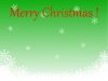 改・メリークリスマス　背景 （ロゴ入りグリーン）