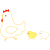 可愛いにわとり(png・CSeps）