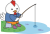 にわとり・釣り１