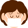 マスク姿の女性（主婦）