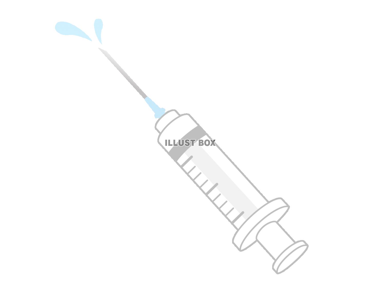 注射器 イラスト無料