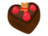 バレンタインケーキ