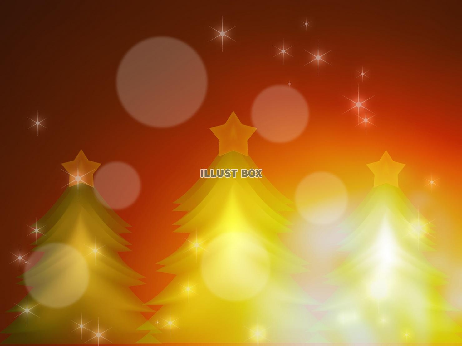 クリスマス背景・ツリーと光A