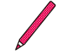 水玉の色鉛筆2