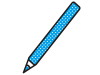 水玉の色鉛筆3