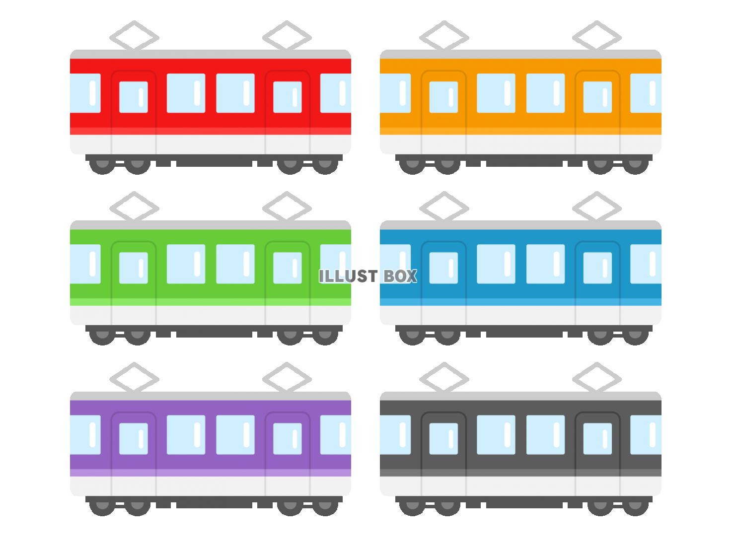 無料イラスト 電車