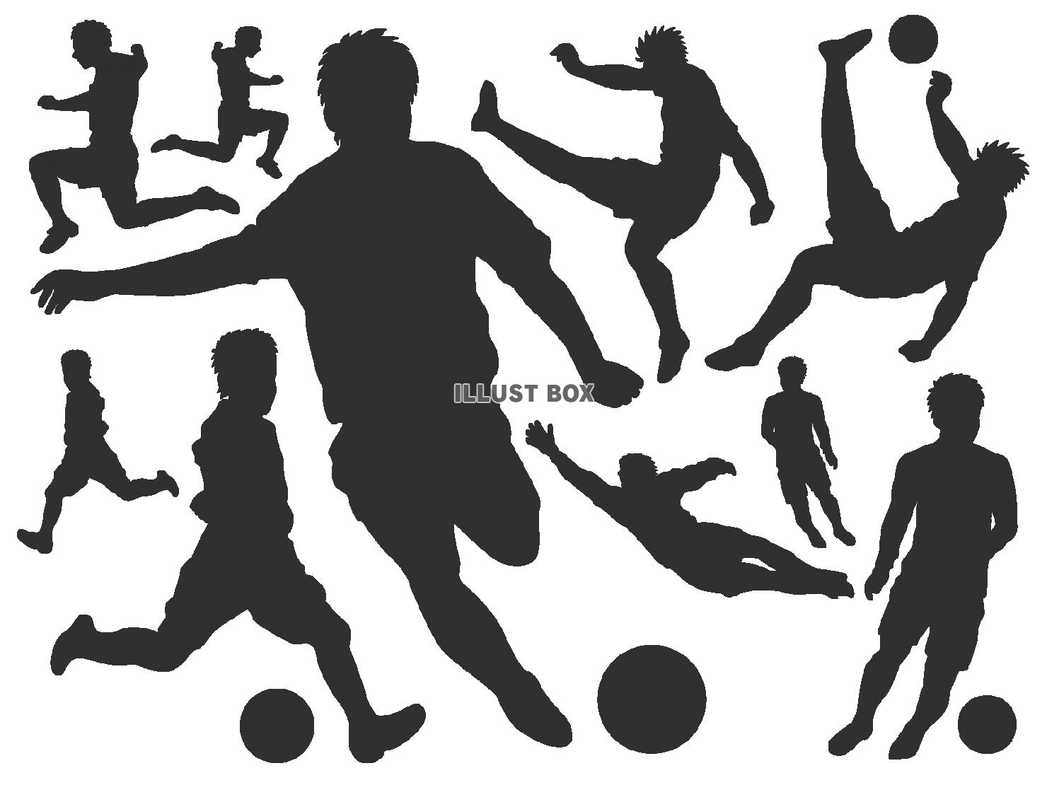 サッカー イラスト無料