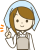 清掃員のポイント！（透過PNG)