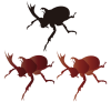 シンプルカブト虫2
