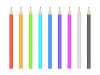 鉛筆　カラーバリエーション