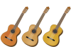 ３本のクラシックギター