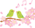 桜と小鳥４