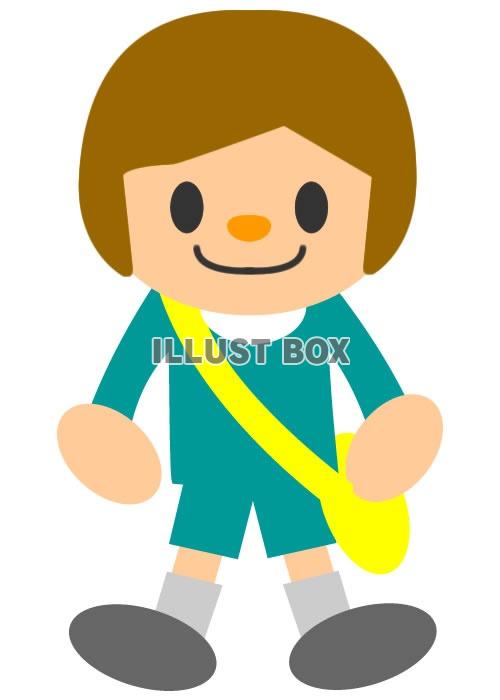 青い服の園児1・jpeg画像