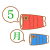 5月の鯉のぼりロゴイラスト　透過png