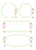 飾り枠・ぼんぼりC