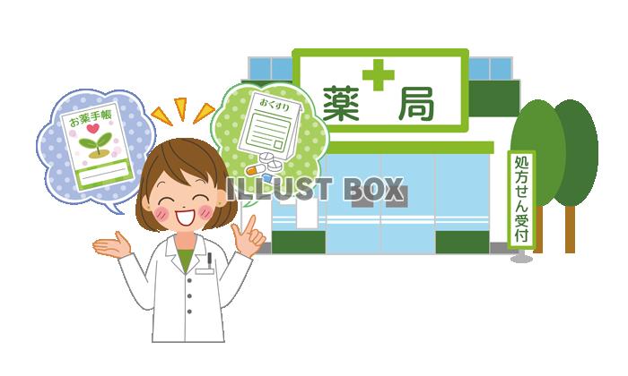 薬局 イラスト無料