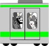 満員電車の動物たち【JPG】