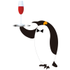 ワインはいかが？なウェイターペンギン