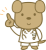 医師のわんこ（透過PNG)