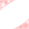 桜の枠　透過png