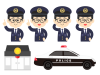 警察官のイラストセット