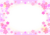 満開の桜フレーム飾り枠