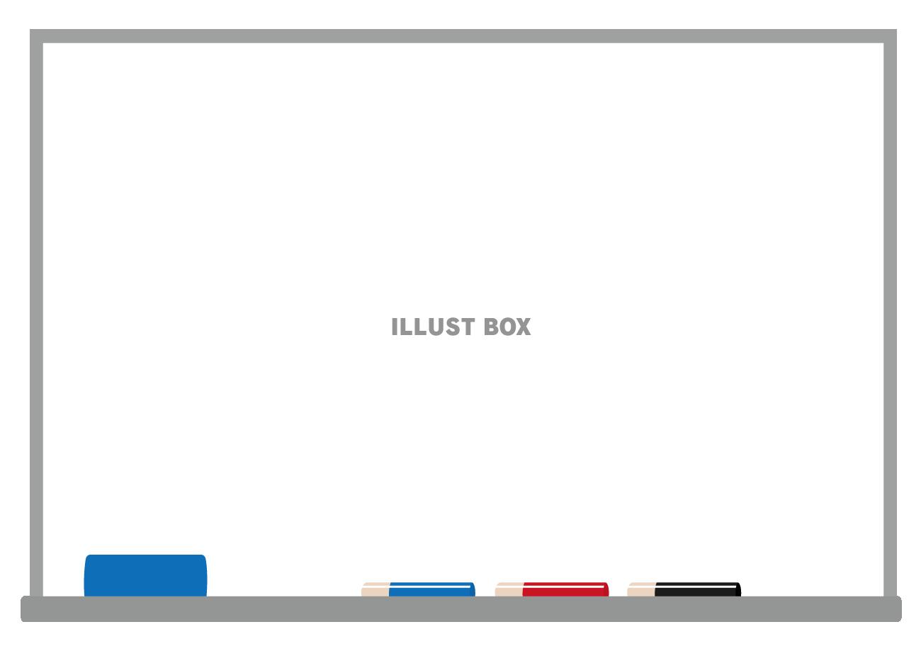 無料イラスト ホワイトボードのフレーム