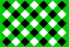 市松模様　緑