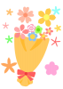 花束イラスト　透過png