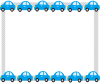 車のフレーム１　※透過ありなしセット