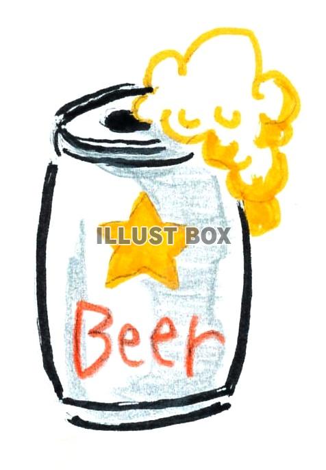 無料イラスト 缶ビール