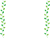 葉っぱ　縦ライン　フレーム