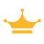 シンプルな王冠黄色