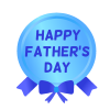 父の日Father's Dayメダル　透過png