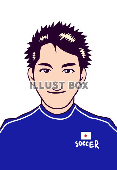 無料イラスト サッカー選手