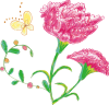 春季節感花植物手書き手描きてがきカーネーション母の日五月５月5月贈物贈り物フラワ