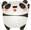 怒ったパンダ