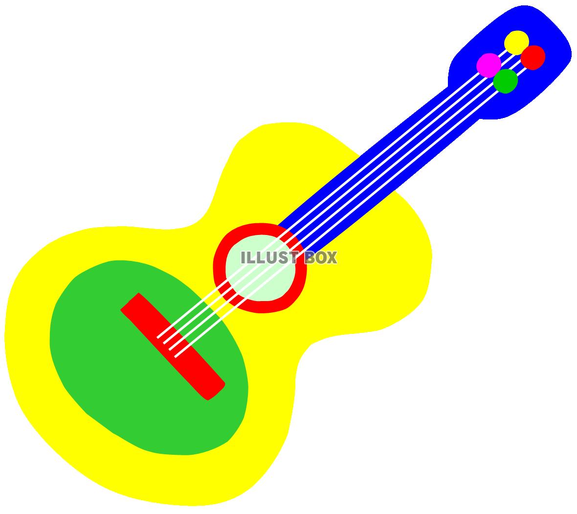 無料イラスト おもちゃのギター