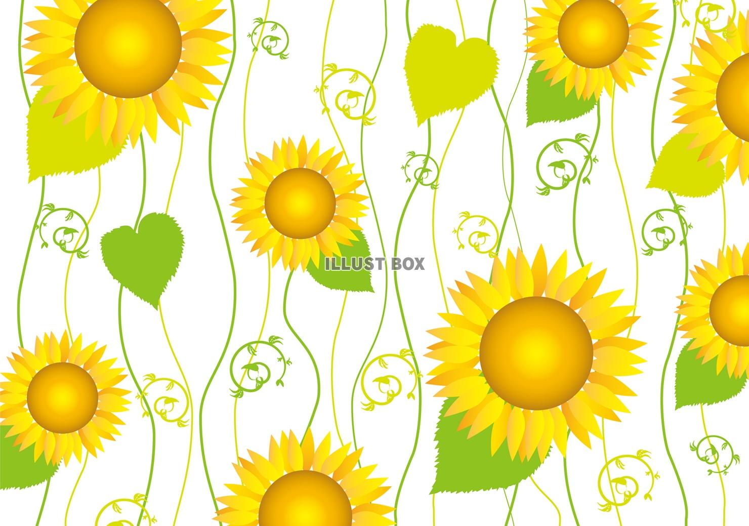 無料イラスト ひまわりの花ヒマワリの花向日葵の花フラワー咲くアイコン花束飾