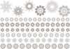 透過PNG線画フラワーラインお花ラインひまわり向日葵ヒマワリ植物しょくぶつアイコ