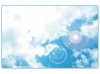 青空季節初夏ポスター夏ブルー背景ポップグラデーション壁紙,模様柄太陽光お知らせ白