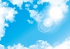 青空白い雲季節初夏ポスター夏ブルー背景ポップグラデーション壁紙,模様柄太陽光お知